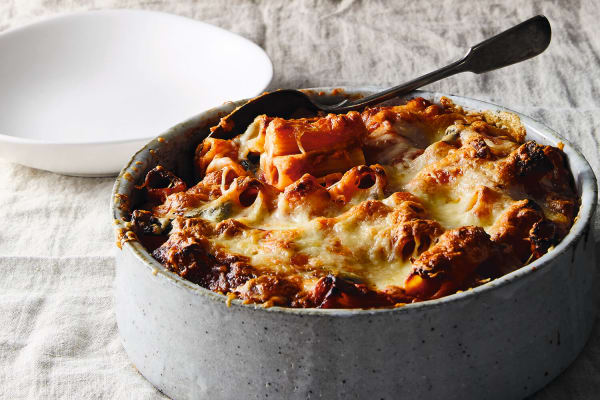 Weeknight baked maccheroni