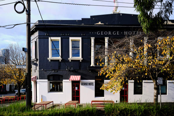 The George Hotel in South Melbourne.