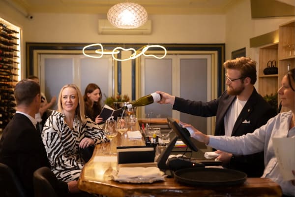 The bar at Orson mid-service (image: Simon Schluter.)