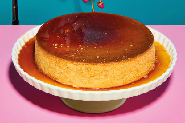 Raymond Tan's Banana Milk flan.