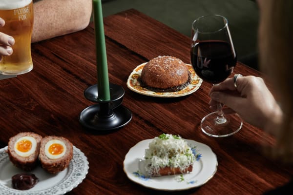 The Flying Fox's Welsh rarebit doughnut