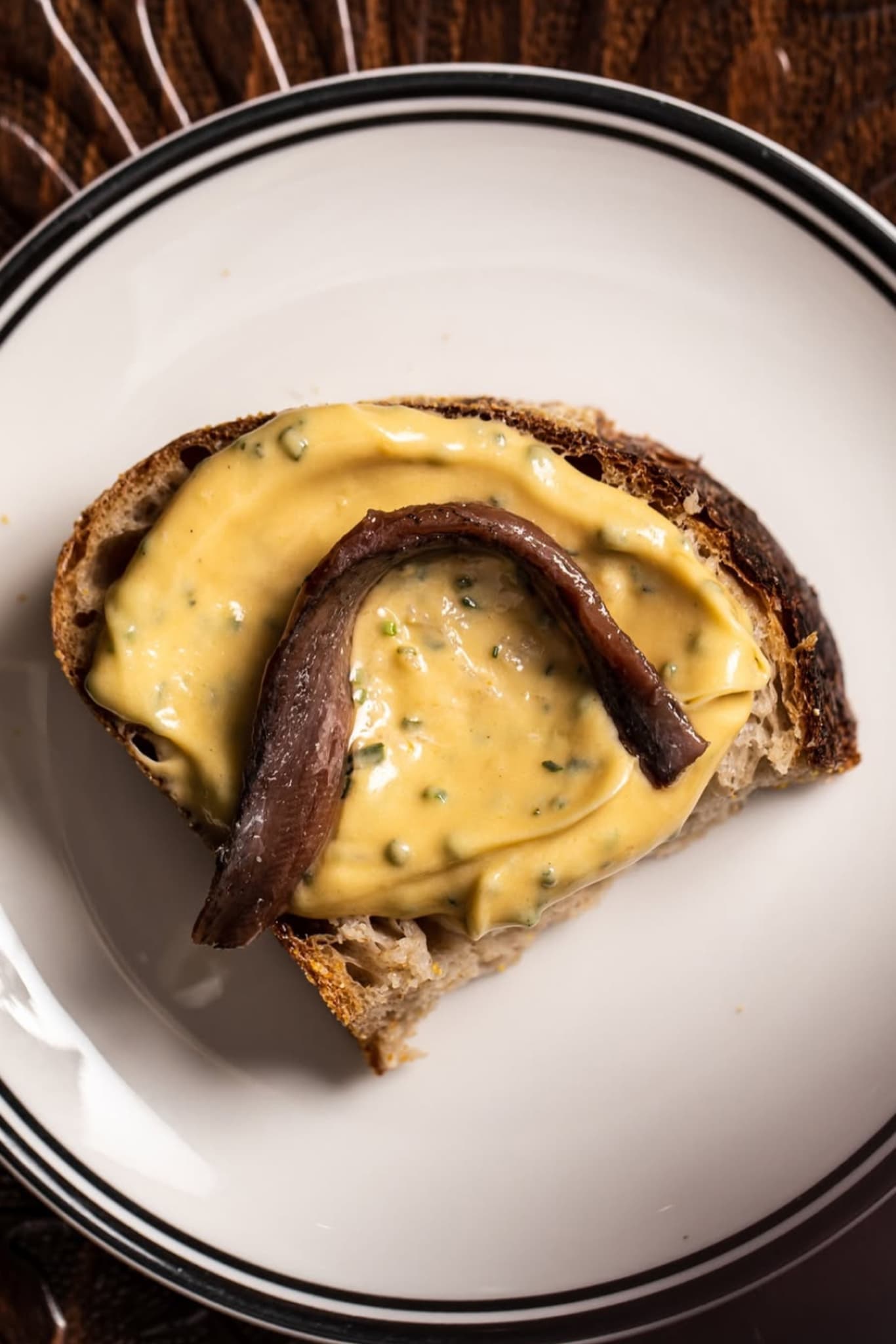 Ragazzi's anchovy toast