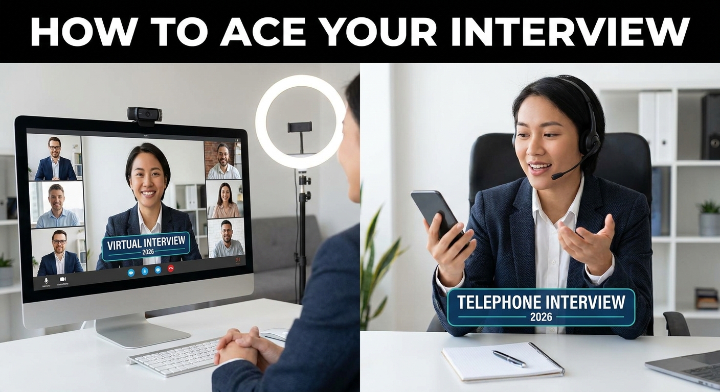 How to Ace Your Virtual or Telephone Interview in 2026