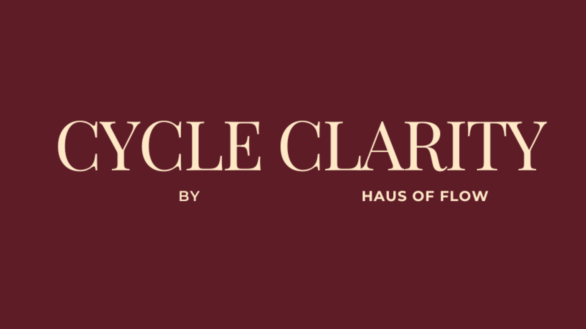 Cycle Clarity cover photo
