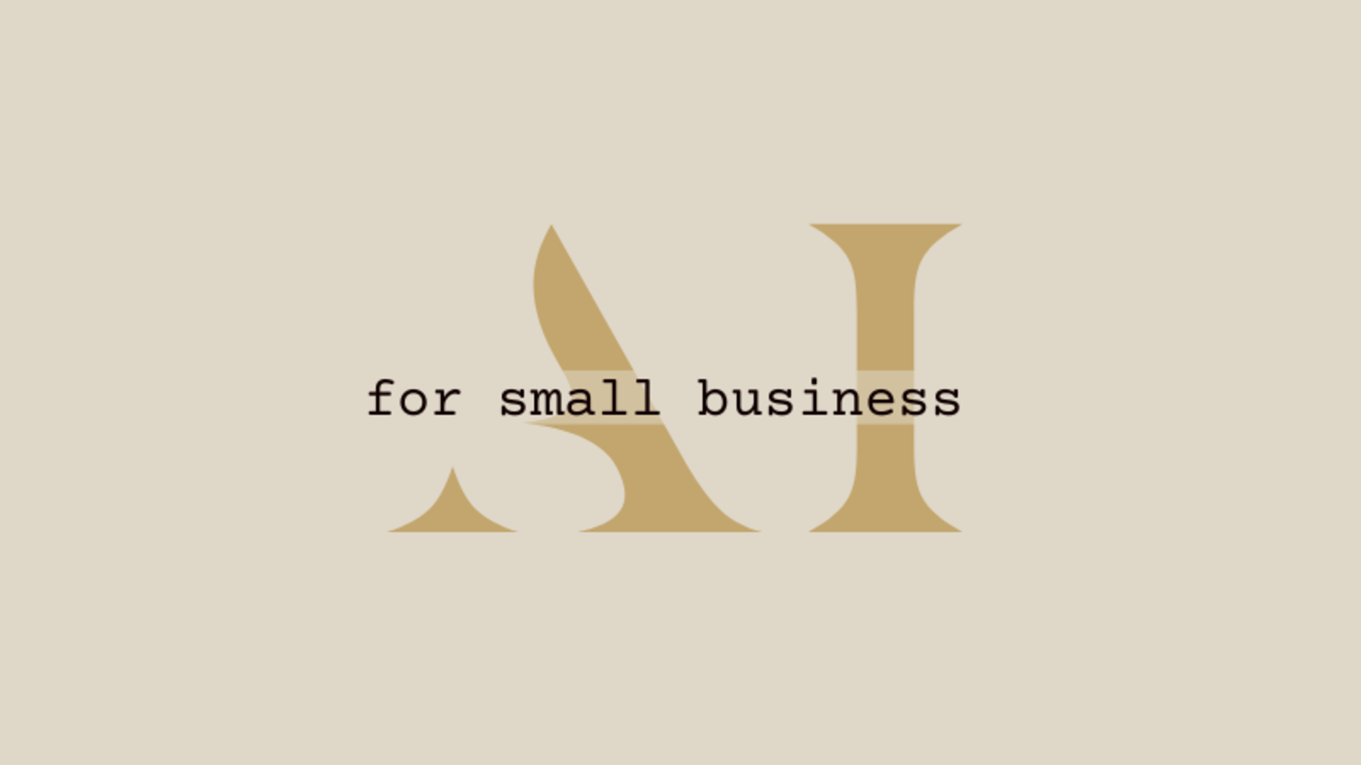 AI For Small Business Program cover photo