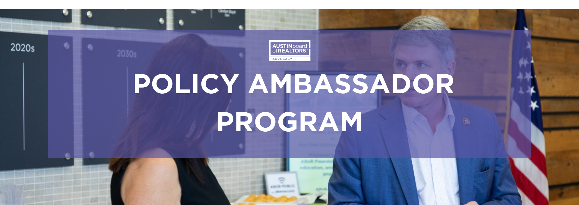 Policy Ambassadors Header Options