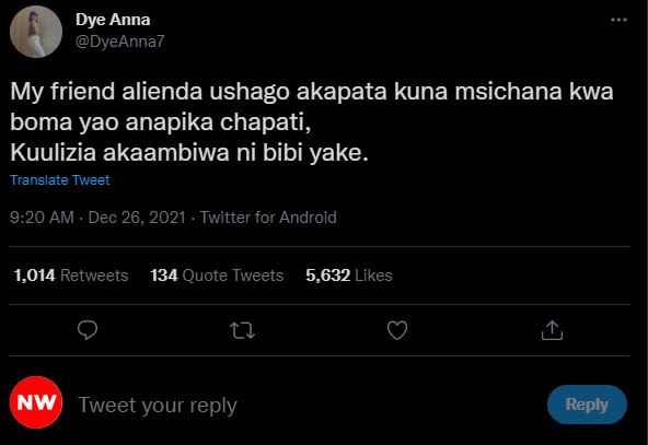 Dye Anna DyeAnna7 My friend alienda ushago akapata kuna msichana kwa boma yao an