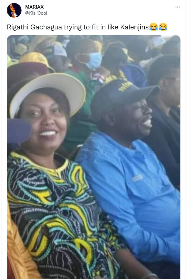 MARIAX KisiiCool Rigathi Gachagua trying to fit in like Kalenjins