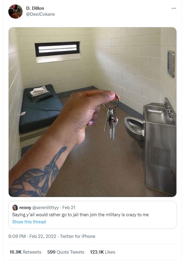 D. Dillon DeeJCokane renny serenitittyy Feb 21 Saying y'all would rather g0 to j