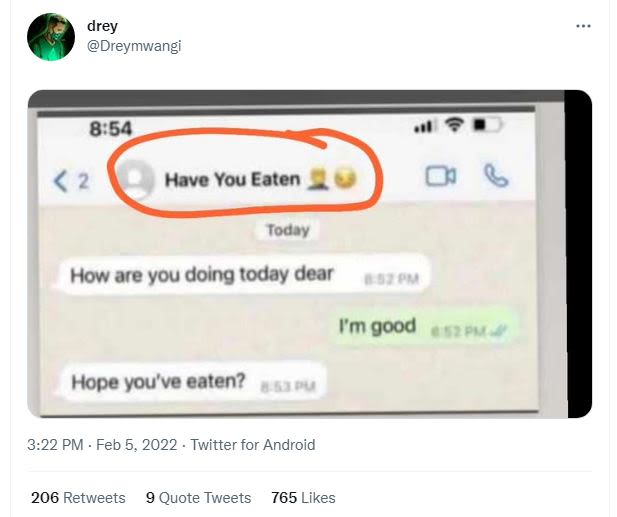 drey Dreymwangi 854 Have You Eaten Today How are you doing today dear 87u Vm goo