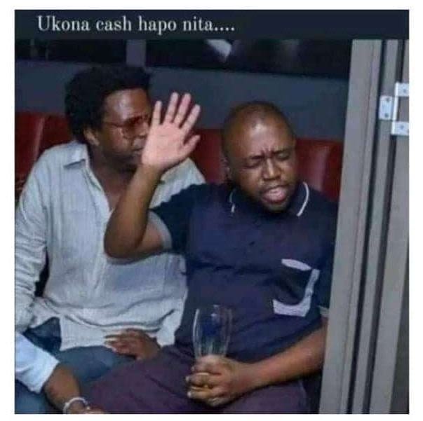 Ukona cash hapo nila .