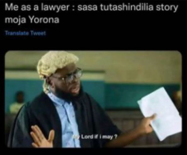 Me as a lawyer sasa tutashindilia story moja Yorona Lordd