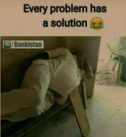 Every problem has a solution Bunkistan