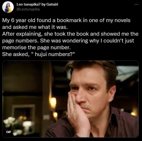 Leo tunapika? by Gatuiri Leotunapika My 6 year old found a bookmark in one of my