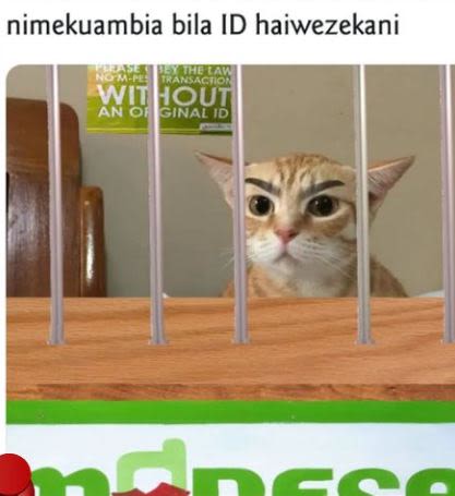 nimekuambia bila ID haiwezekani Wg sgug