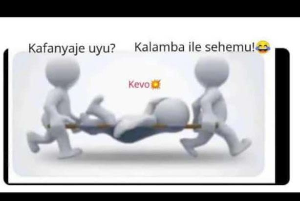 Kafanyaje uyu? kalamba ile sehemu! kevo