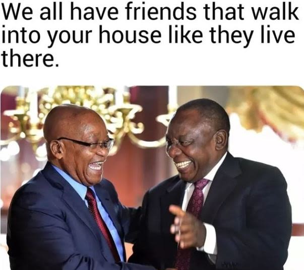 We all have friends that walk into your house like they live there.