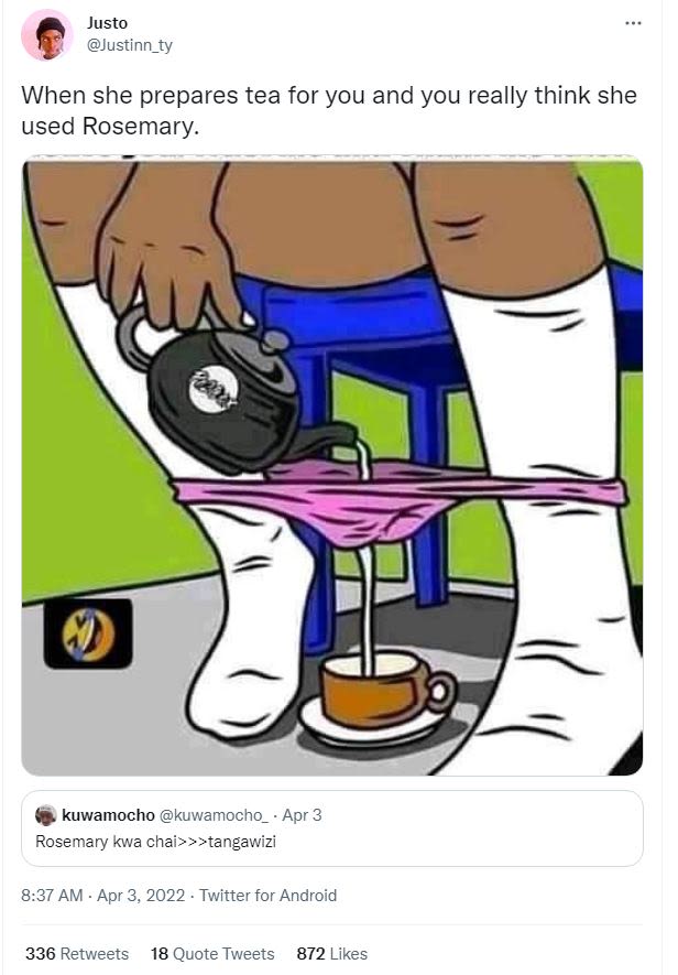 Justo justinn_ty when she prepares tea for you and you really think she used ros