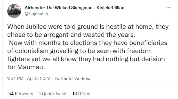 Airbender the wicked skengman kinjeketililian kinjeketile when jubilee were told