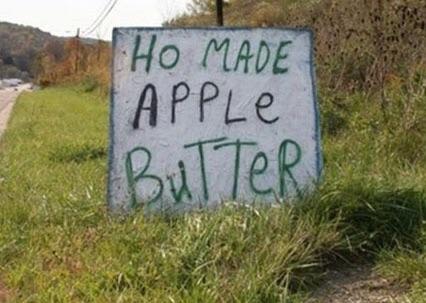 Ho made apple butter