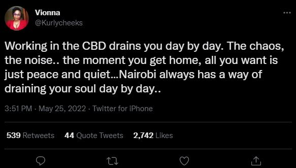 Vionna kurlycheeks working in the cbd drains you day by day. the chaos, the nois