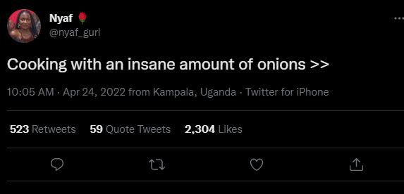 Nyaf nyaf_gurl cooking with an insane amount of onions 10.05 am apr 24, from kam