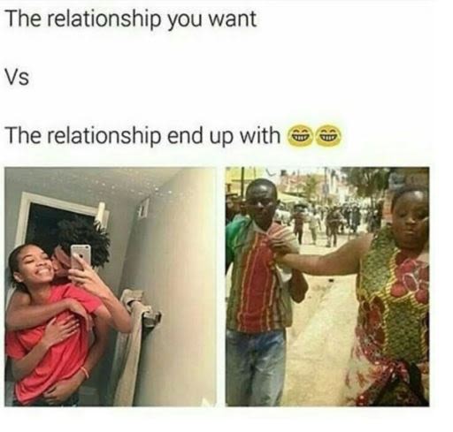 The relationship you want vs the relationship end up with