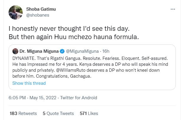 Shoba gatimu shobanes honestly never thought i'd see this day. but then again hu