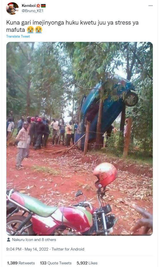 Kemboi bruno_kei kuna gari imejinyonga huku kwetu juu ya stress ya mafuta à5à tr