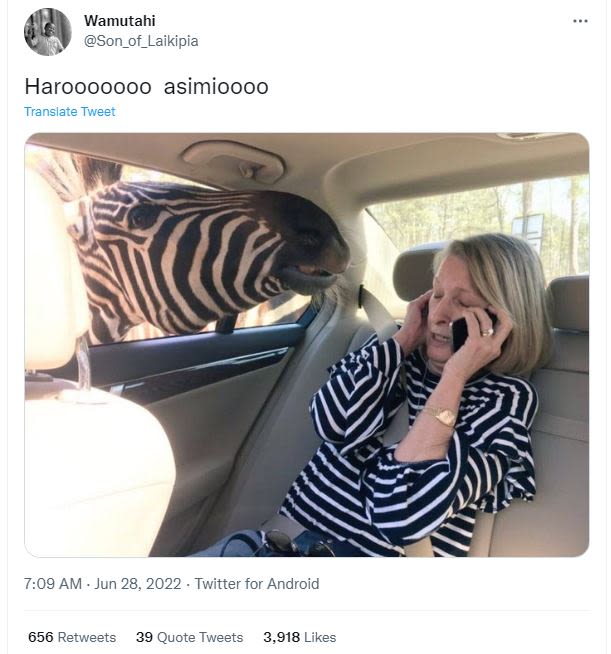 Wamutahi son_of_laikipia harooooooo asimioooo translate tweer 7.09 am . jun 28,