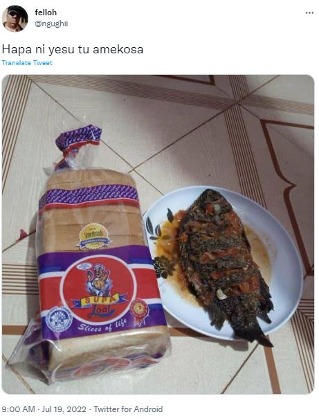 Felloh ngughii hapa ni yesu tu amekosa tanslet tueet is 00l sted ty 9.00 am jul