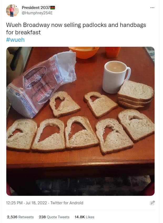 President humphrey254e wueh broadway now selling padlocks and handbags for break