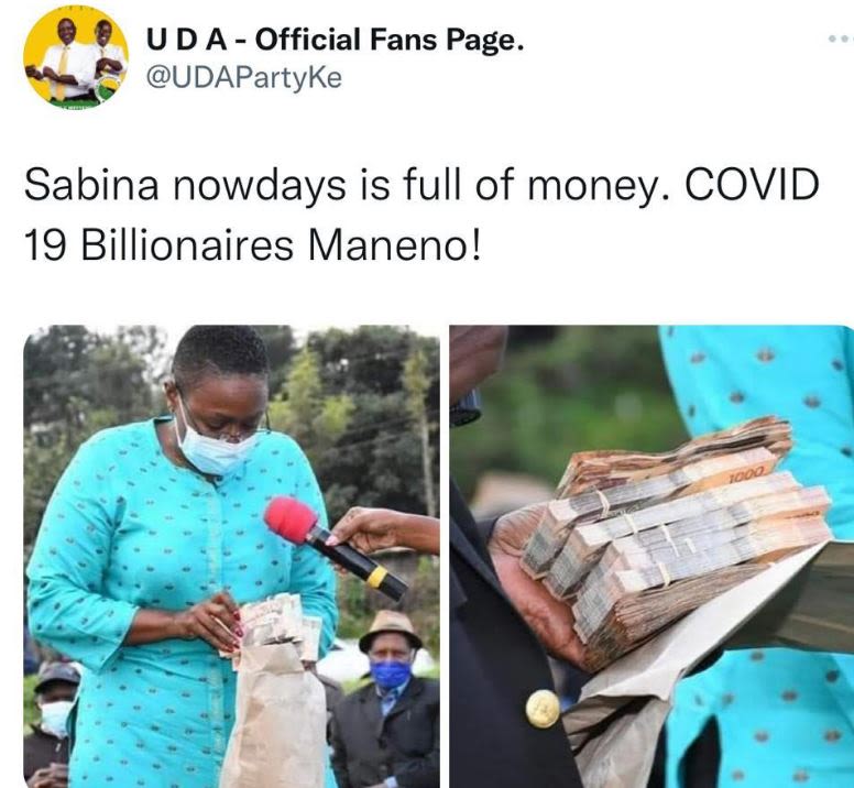 Ud a official fans page. udapartyke sabina nowdays is full of money. covid 19 bi