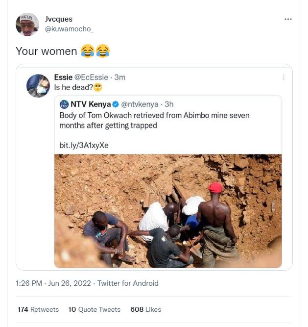 Jvcques kuwamocho your women essie ecessie 3m is he dead? ntv kenya ntvkenya 3h