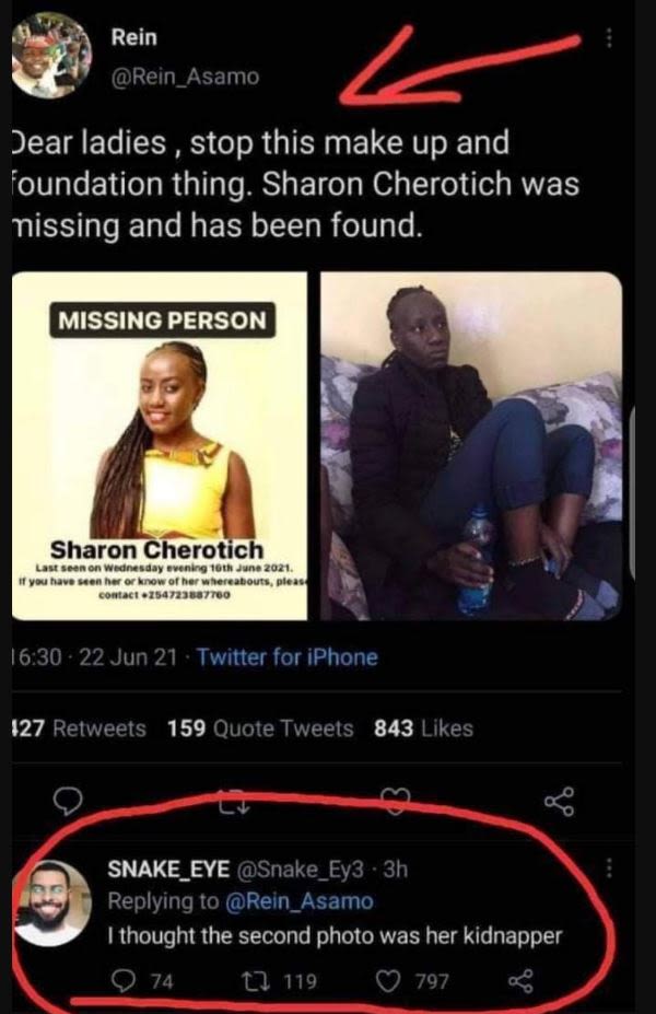 Rein rein_asamo jear ladies , stop this make up and foundation thing sharon cher