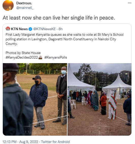 Dextrous mainneli at least now she can live her single life in peace_ ktn news k