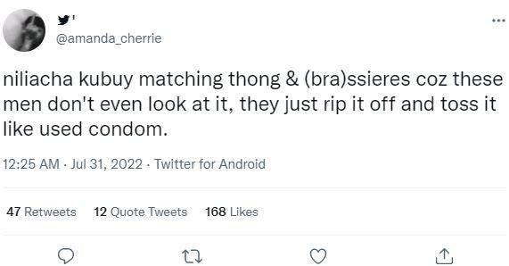 Amanda_cherrie niliacha kubuy matching thong brassieres coz these men don't even