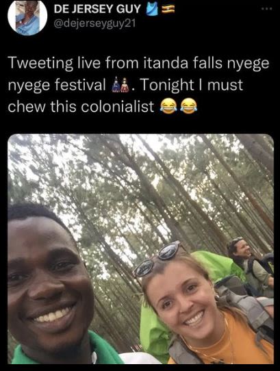 De jersey guy dejerseyguy21 tweeting live from itanda falls nyege nyege festival