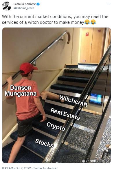 Gichuki kahome kahome_steve with the current market conditions, you may need the