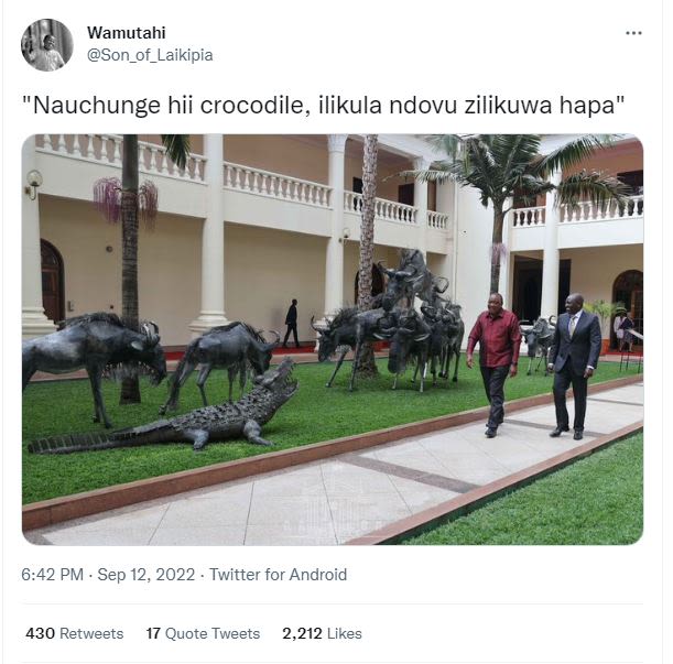 Wamutahi son_of_laikipia 'nauchunge hii crocodile ilikula ndovu zilikuwa hapa 6.