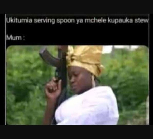 Ukitumia serving spoon ya mchele kupauka stev imum