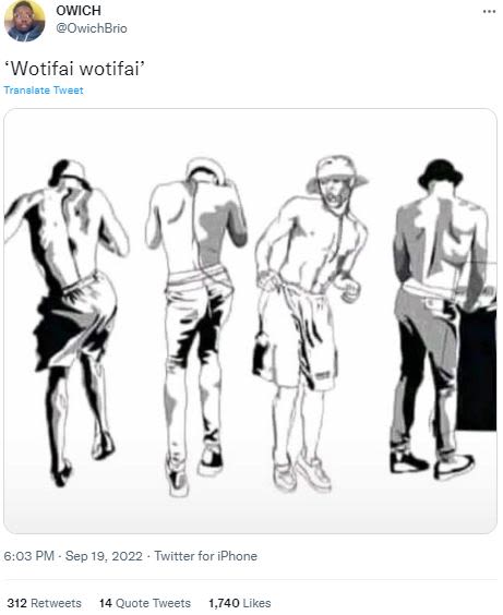 Owich owichbrio 'wotifai wotifai' traoalate 1vaet 6.03 pm sep 19. twitter for ip