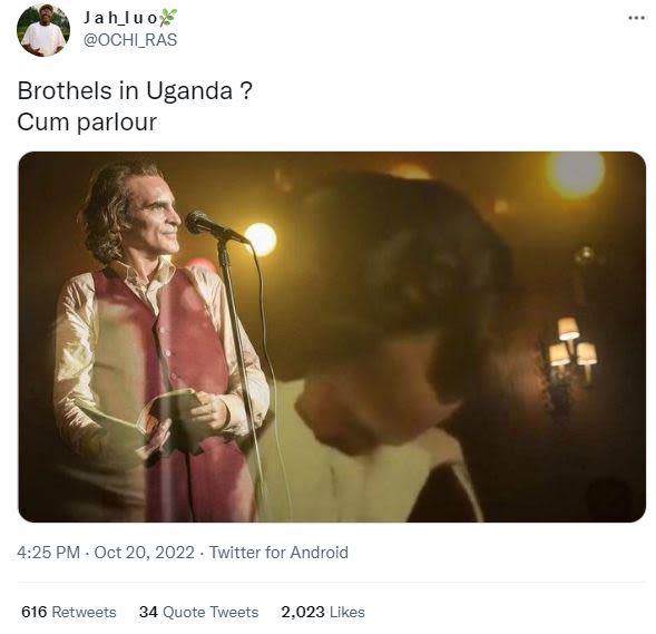 Jah_luox ochi_ras brothels in uganda ? cum parlour 4.25 pm oct 20, twitter for a