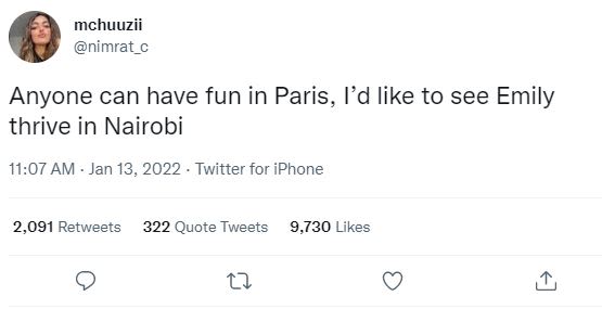 Mchuuzii nimrat_c anyone can have fun in paris, ld like to see emily thrive in n