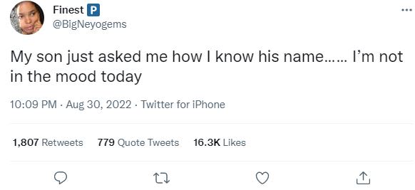 Finest bigneyogems my son just asked me how know his name in the mood today pm n