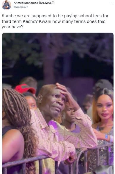 Anmec monanec asmali asmal kumbe we are supposed to be paying school fees for th