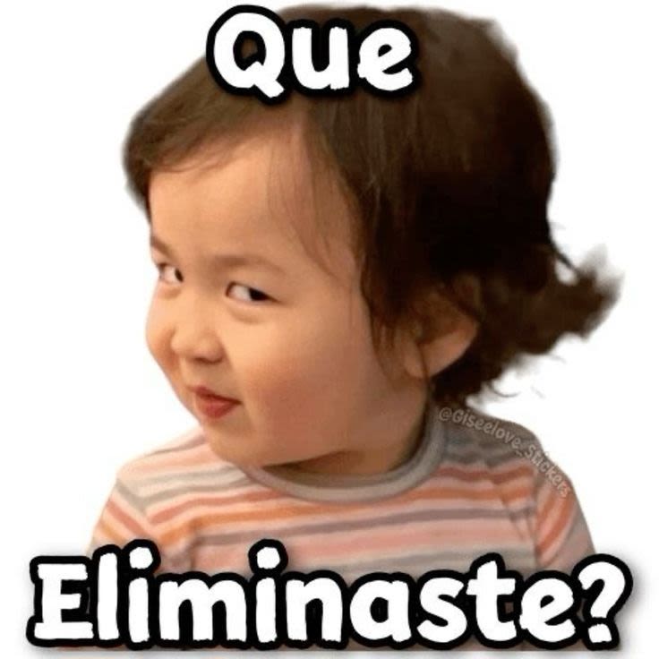 Que eliminaste? giseelove_