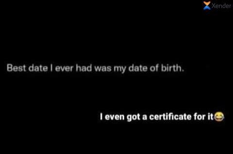 Kendor best date ever had was my date 01 birth even got a certificate for it