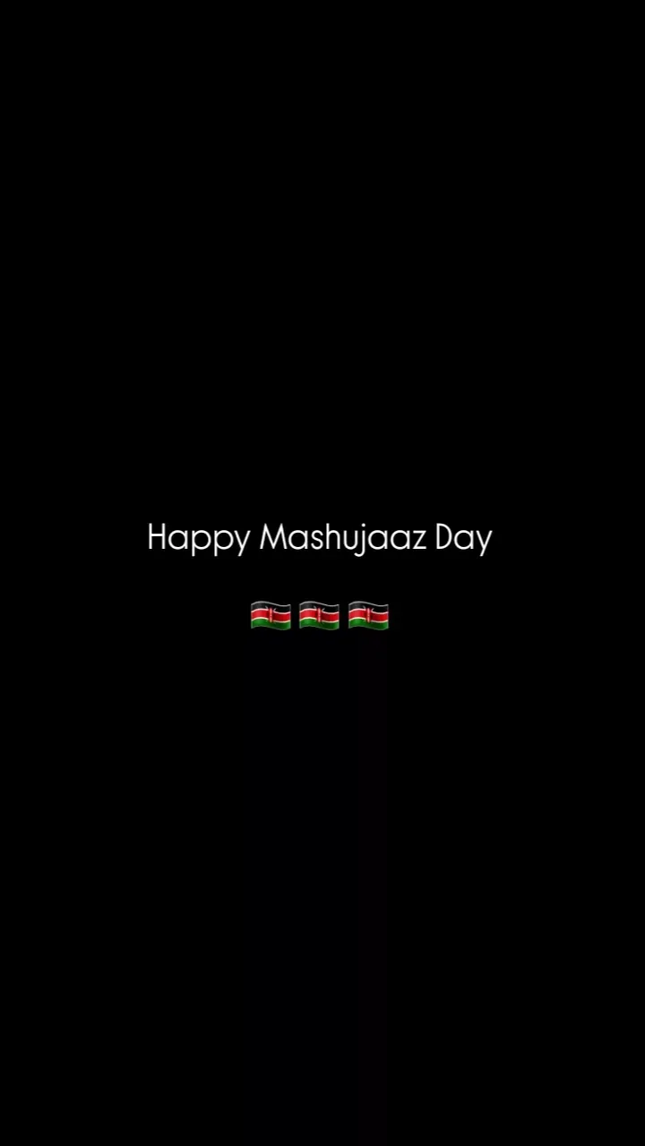Happy mashujaaz day