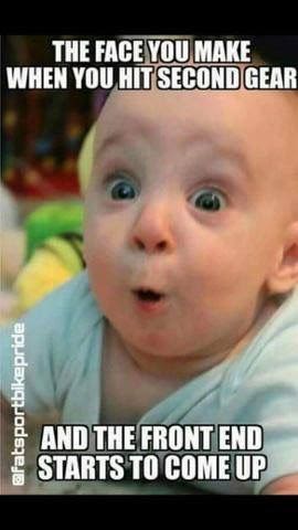 The facelqumake when you hitsecondgear starts to comeup andthefrontend